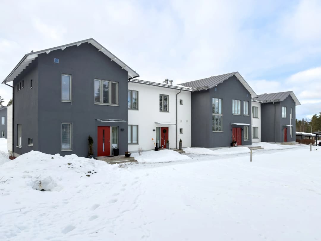 Bild av Modern och stilren radhustrea